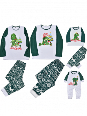 Pyjama de Noel Petit dinosaure de Noel toutes tailles